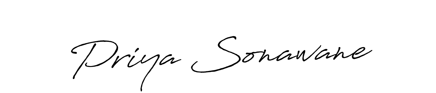 Also You can easily find your signature by using the search form. We will create Priya Sonawane name handwritten signature images for you free of cost using Antro_Vectra_Bolder sign style. Priya Sonawane signature style 7 images and pictures png
