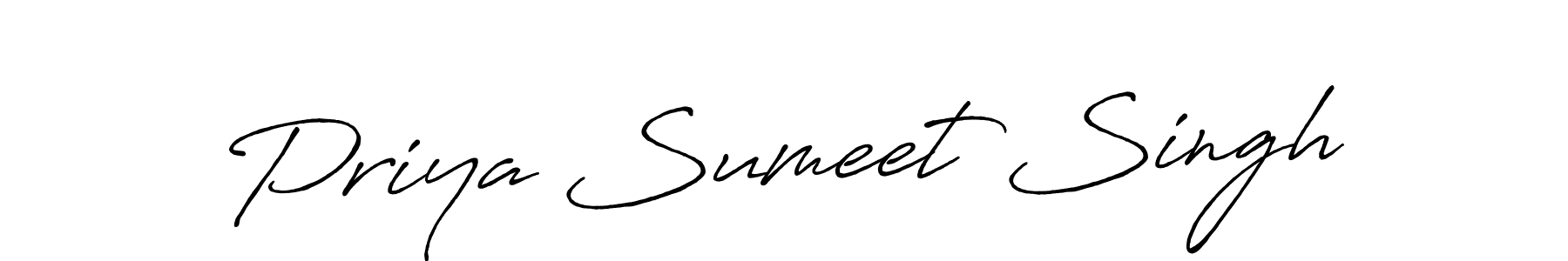 This is the best signature style for the Priya Sumeet Singh name. Also you like these signature font (Antro_Vectra_Bolder). Mix name signature. Priya Sumeet Singh signature style 7 images and pictures png