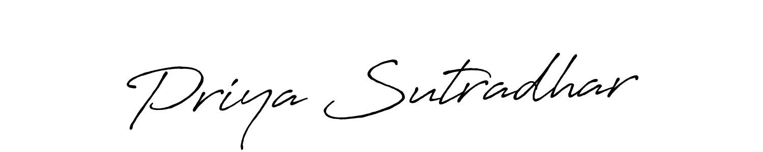 Make a beautiful signature design for name Priya Sutradhar. Use this online signature maker to create a handwritten signature for free. Priya Sutradhar signature style 7 images and pictures png