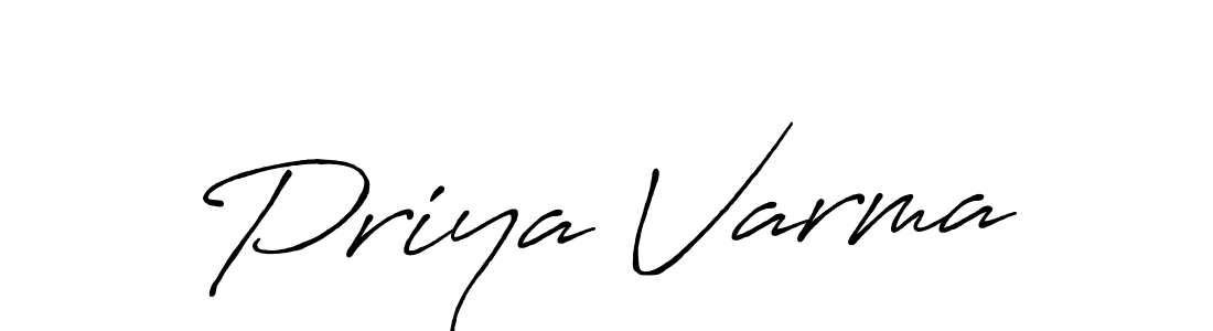 The best way (Antro_Vectra_Bolder) to make a short signature is to pick only two or three words in your name. The name Priya Varma include a total of six letters. For converting this name. Priya Varma signature style 7 images and pictures png