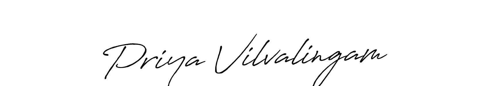 Also we have Priya Vilvalingam name is the best signature style. Create professional handwritten signature collection using Antro_Vectra_Bolder autograph style. Priya Vilvalingam signature style 7 images and pictures png