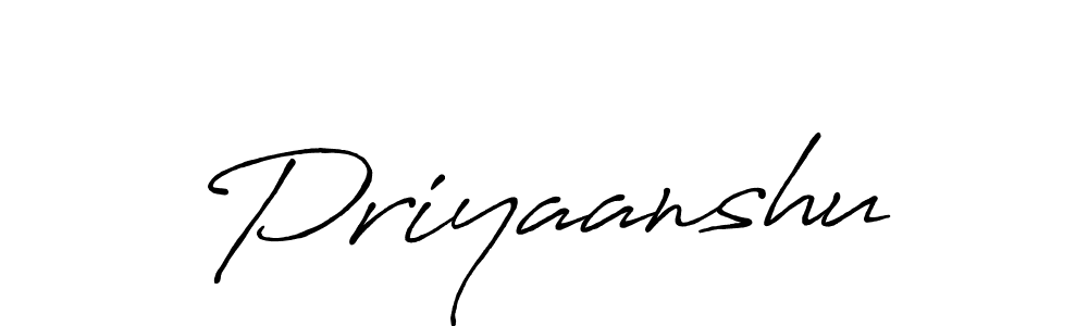 Design your own signature with our free online signature maker. With this signature software, you can create a handwritten (Antro_Vectra_Bolder) signature for name Priyaanshu. Priyaanshu signature style 7 images and pictures png