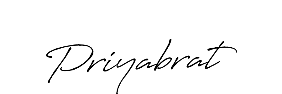 How to make Priyabrat signature? Antro_Vectra_Bolder is a professional autograph style. Create handwritten signature for Priyabrat name. Priyabrat signature style 7 images and pictures png