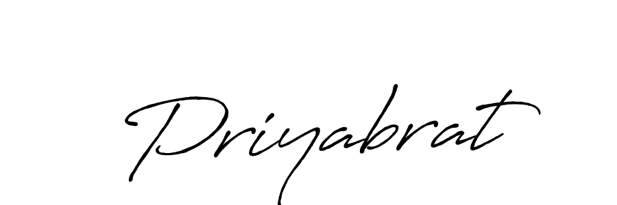 How to make Priyabrat signature? Antro_Vectra_Bolder is a professional autograph style. Create handwritten signature for Priyabrat name. Priyabrat signature style 7 images and pictures png