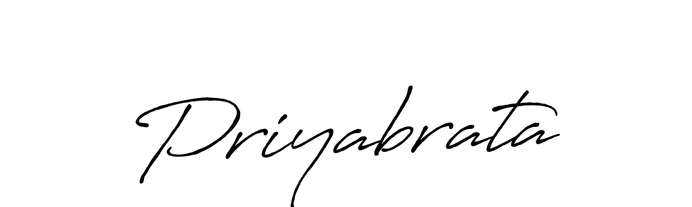 Use a signature maker to create a handwritten signature online. With this signature software, you can design (Antro_Vectra_Bolder) your own signature for name Priyabrata. Priyabrata signature style 7 images and pictures png