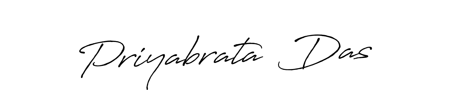 How to make Priyabrata  Das signature? Antro_Vectra_Bolder is a professional autograph style. Create handwritten signature for Priyabrata  Das name. Priyabrata  Das signature style 7 images and pictures png