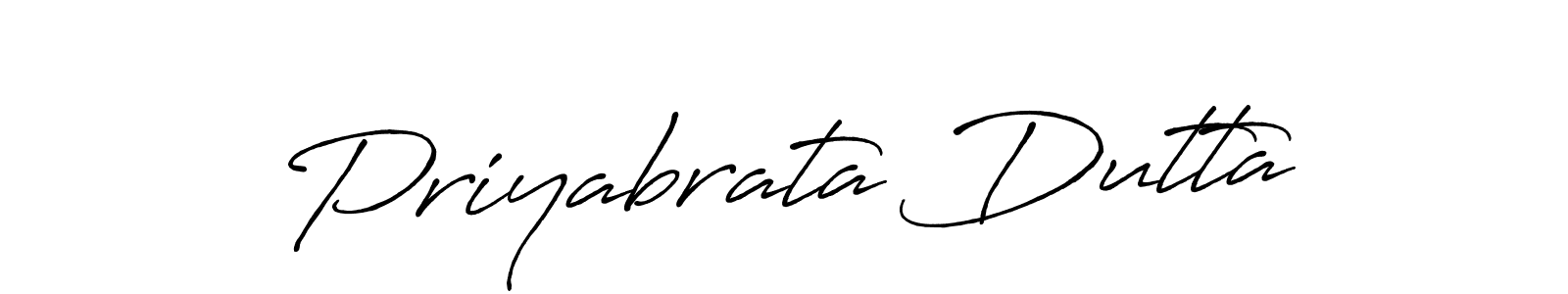Design your own signature with our free online signature maker. With this signature software, you can create a handwritten (Antro_Vectra_Bolder) signature for name Priyabrata Dutta. Priyabrata Dutta signature style 7 images and pictures png