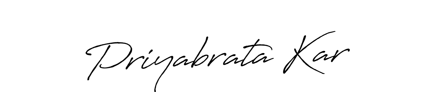 Also You can easily find your signature by using the search form. We will create Priyabrata Kar name handwritten signature images for you free of cost using Antro_Vectra_Bolder sign style. Priyabrata Kar signature style 7 images and pictures png