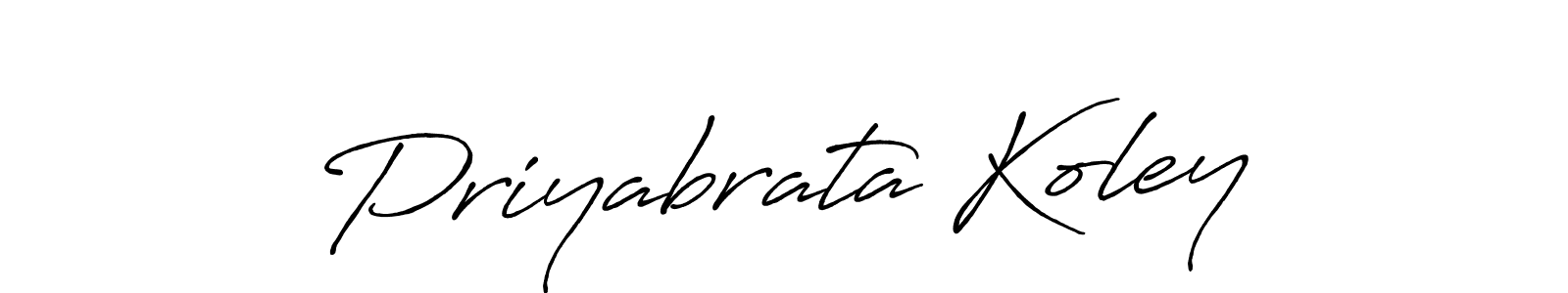Once you've used our free online signature maker to create your best signature Antro_Vectra_Bolder style, it's time to enjoy all of the benefits that Priyabrata Koley name signing documents. Priyabrata Koley signature style 7 images and pictures png