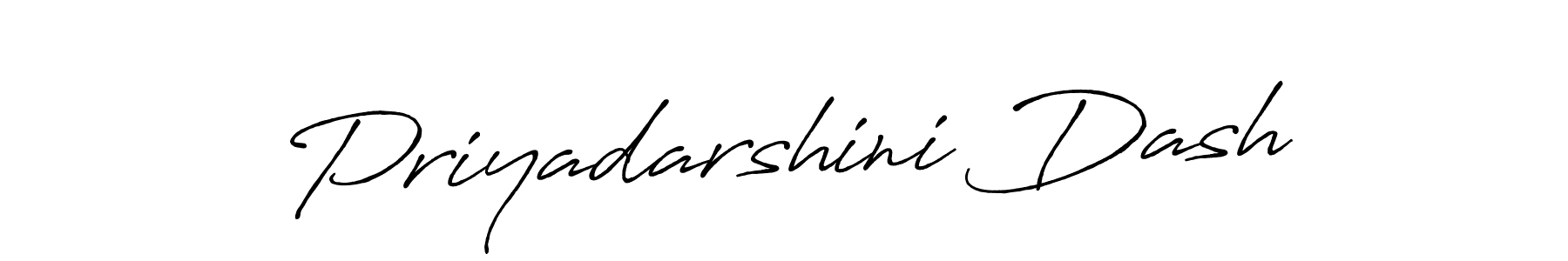 How to make Priyadarshini Dash name signature. Use Antro_Vectra_Bolder style for creating short signs online. This is the latest handwritten sign. Priyadarshini Dash signature style 7 images and pictures png