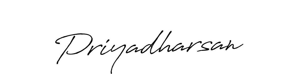 Also we have Priyadharsan name is the best signature style. Create professional handwritten signature collection using Antro_Vectra_Bolder autograph style. Priyadharsan signature style 7 images and pictures png