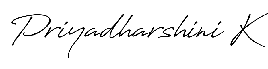 How to Draw Priyadharshini K signature style? Antro_Vectra_Bolder is a latest design signature styles for name Priyadharshini K. Priyadharshini K signature style 7 images and pictures png