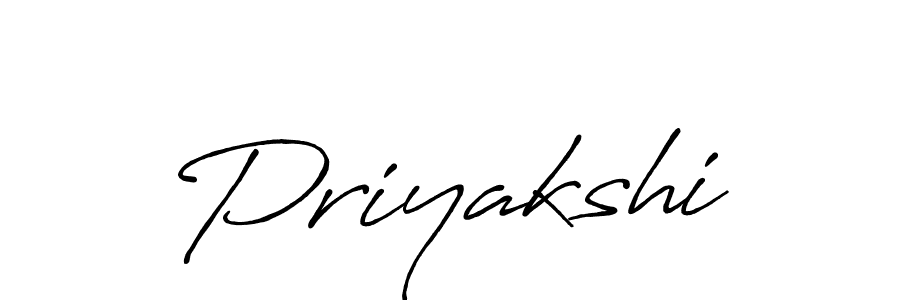 Make a beautiful signature design for name Priyakshi. With this signature (Antro_Vectra_Bolder) style, you can create a handwritten signature for free. Priyakshi signature style 7 images and pictures png