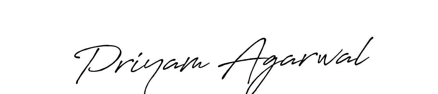 Also we have Priyam Agarwal name is the best signature style. Create professional handwritten signature collection using Antro_Vectra_Bolder autograph style. Priyam Agarwal signature style 7 images and pictures png