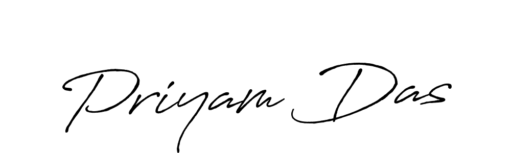 Similarly Antro_Vectra_Bolder is the best handwritten signature design. Signature creator online .You can use it as an online autograph creator for name Priyam Das. Priyam Das signature style 7 images and pictures png