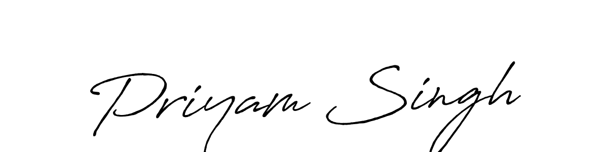 Antro_Vectra_Bolder is a professional signature style that is perfect for those who want to add a touch of class to their signature. It is also a great choice for those who want to make their signature more unique. Get Priyam Singh name to fancy signature for free. Priyam Singh signature style 7 images and pictures png