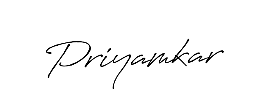 It looks lik you need a new signature style for name Priyamkar. Design unique handwritten (Antro_Vectra_Bolder) signature with our free signature maker in just a few clicks. Priyamkar signature style 7 images and pictures png