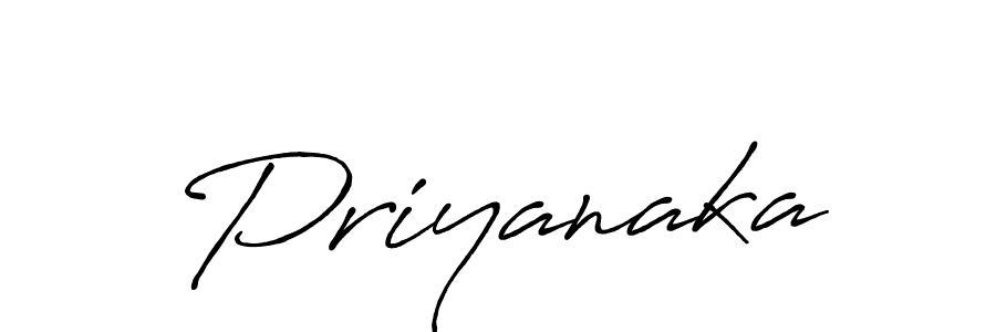Use a signature maker to create a handwritten signature online. With this signature software, you can design (Antro_Vectra_Bolder) your own signature for name Priyanaka. Priyanaka signature style 7 images and pictures png