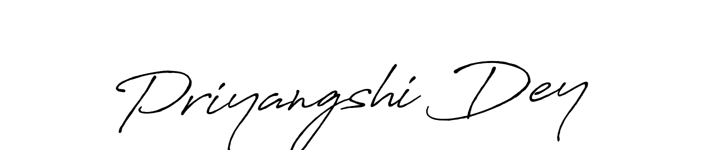 It looks lik you need a new signature style for name Priyangshi Dey. Design unique handwritten (Antro_Vectra_Bolder) signature with our free signature maker in just a few clicks. Priyangshi Dey signature style 7 images and pictures png