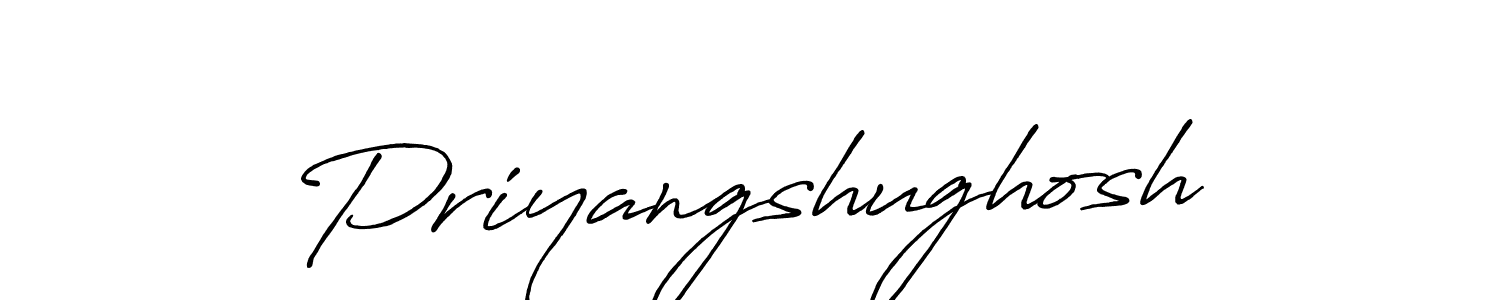 Also we have Priyangshughosh name is the best signature style. Create professional handwritten signature collection using Antro_Vectra_Bolder autograph style. Priyangshughosh signature style 7 images and pictures png