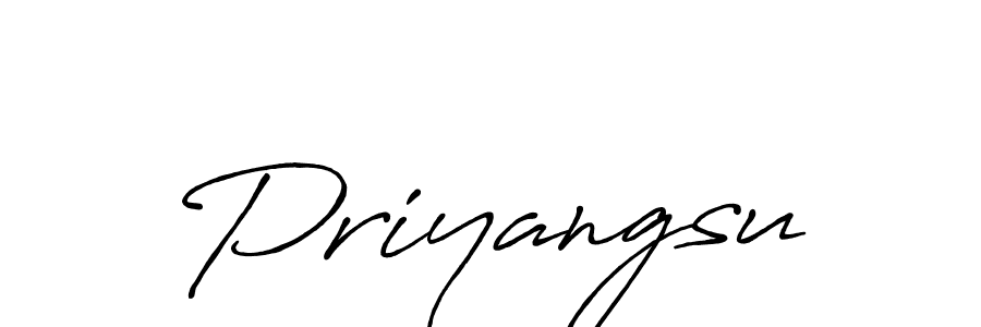 Create a beautiful signature design for name Priyangsu. With this signature (Antro_Vectra_Bolder) fonts, you can make a handwritten signature for free. Priyangsu signature style 7 images and pictures png