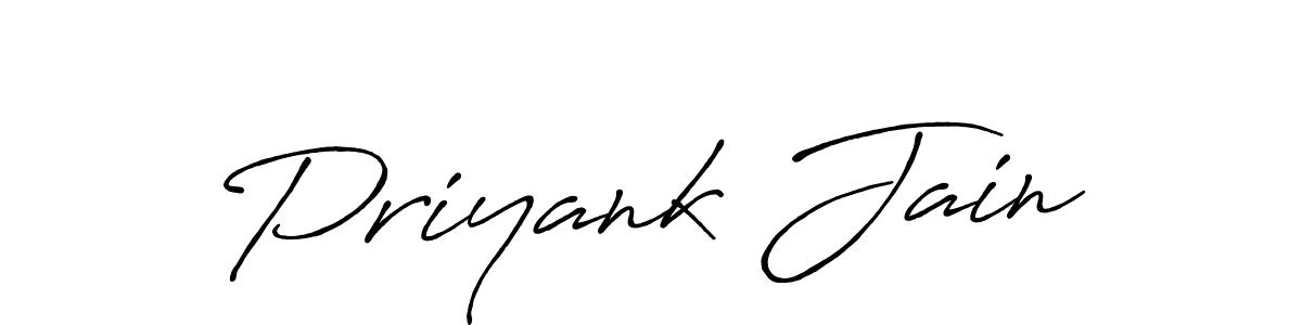 It looks lik you need a new signature style for name Priyank Jain. Design unique handwritten (Antro_Vectra_Bolder) signature with our free signature maker in just a few clicks. Priyank Jain signature style 7 images and pictures png