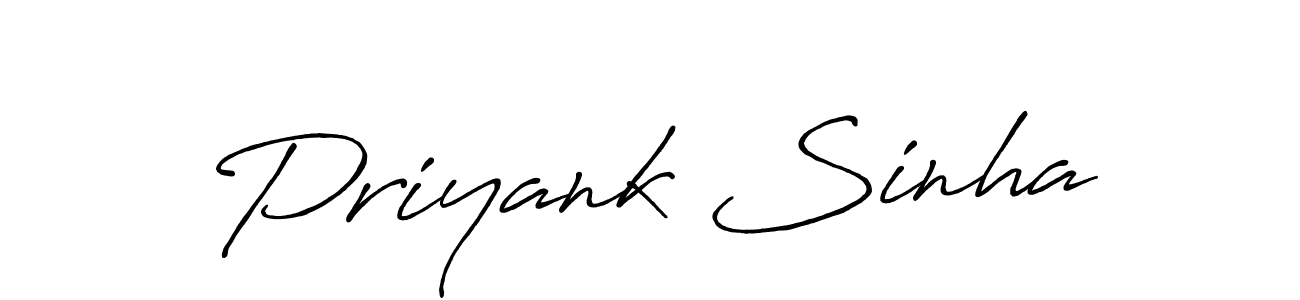 Once you've used our free online signature maker to create your best signature Antro_Vectra_Bolder style, it's time to enjoy all of the benefits that Priyank Sinha name signing documents. Priyank Sinha signature style 7 images and pictures png