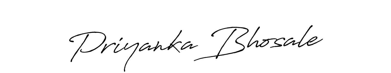 Make a beautiful signature design for name Priyanka Bhosale. Use this online signature maker to create a handwritten signature for free. Priyanka Bhosale signature style 7 images and pictures png