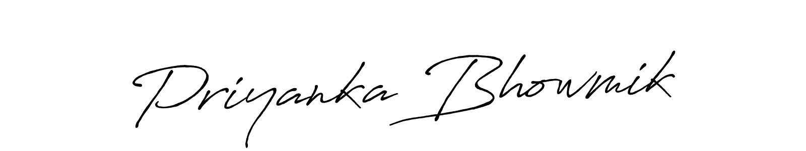 Once you've used our free online signature maker to create your best signature Antro_Vectra_Bolder style, it's time to enjoy all of the benefits that Priyanka Bhowmik name signing documents. Priyanka Bhowmik signature style 7 images and pictures png