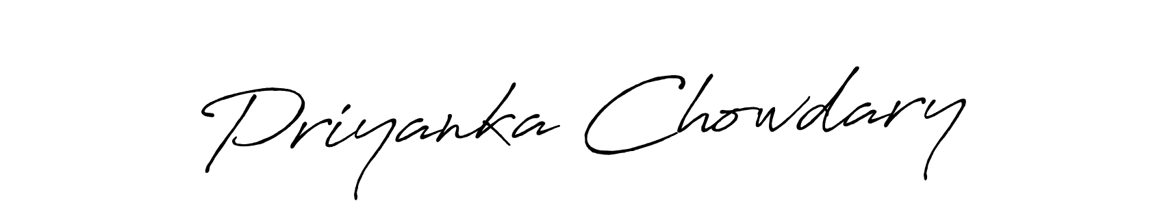 if you are searching for the best signature style for your name Priyanka Chowdary. so please give up your signature search. here we have designed multiple signature styles  using Antro_Vectra_Bolder. Priyanka Chowdary signature style 7 images and pictures png