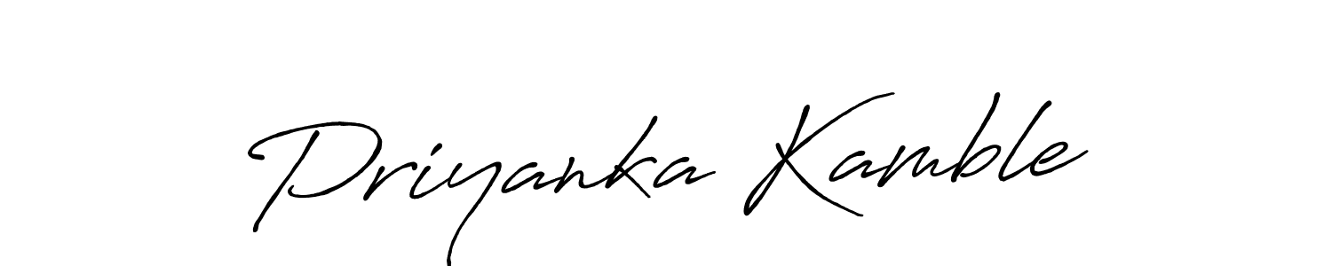 You should practise on your own different ways (Antro_Vectra_Bolder) to write your name (Priyanka Kamble) in signature. don't let someone else do it for you. Priyanka Kamble signature style 7 images and pictures png