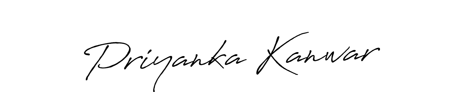 You should practise on your own different ways (Antro_Vectra_Bolder) to write your name (Priyanka Kanwar) in signature. don't let someone else do it for you. Priyanka Kanwar signature style 7 images and pictures png
