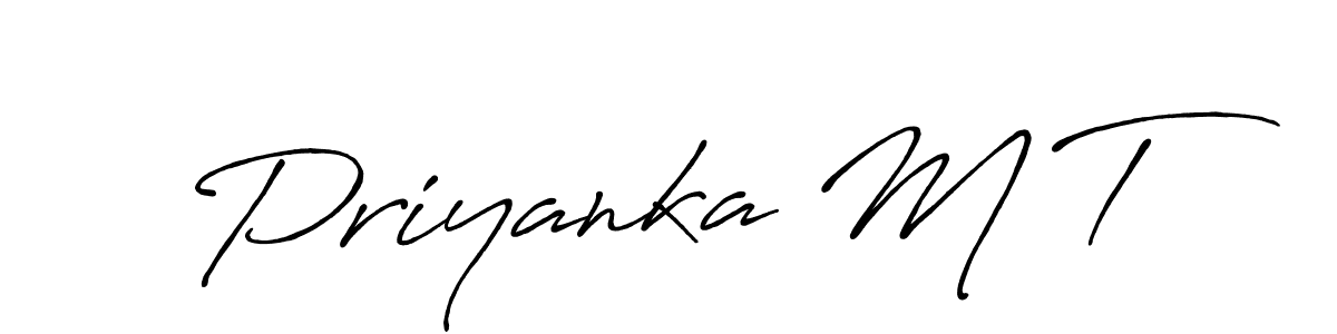 Here are the top 10 professional signature styles for the name Priyanka M T. These are the best autograph styles you can use for your name. Priyanka M T signature style 7 images and pictures png