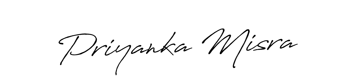 Also we have Priyanka Misra name is the best signature style. Create professional handwritten signature collection using Antro_Vectra_Bolder autograph style. Priyanka Misra signature style 7 images and pictures png