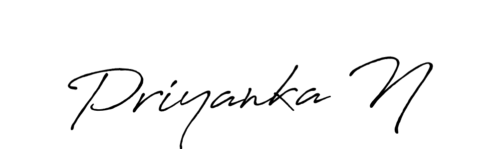 You can use this online signature creator to create a handwritten signature for the name Priyanka N. This is the best online autograph maker. Priyanka N signature style 7 images and pictures png