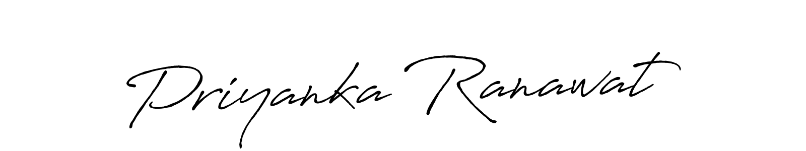 How to make Priyanka Ranawat signature? Antro_Vectra_Bolder is a professional autograph style. Create handwritten signature for Priyanka Ranawat name. Priyanka Ranawat signature style 7 images and pictures png