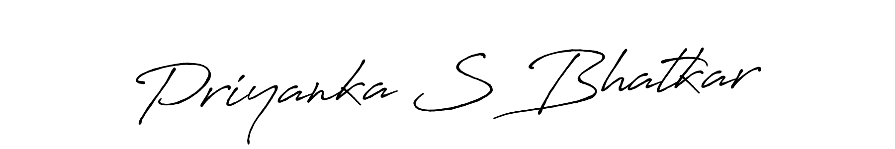 You can use this online signature creator to create a handwritten signature for the name Priyanka S Bhatkar. This is the best online autograph maker. Priyanka S Bhatkar signature style 7 images and pictures png