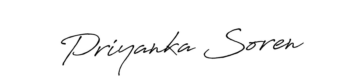 if you are searching for the best signature style for your name Priyanka Soren. so please give up your signature search. here we have designed multiple signature styles  using Antro_Vectra_Bolder. Priyanka Soren signature style 7 images and pictures png