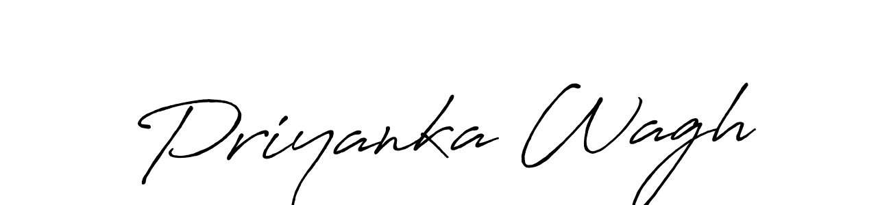 Make a beautiful signature design for name Priyanka Wagh. Use this online signature maker to create a handwritten signature for free. Priyanka Wagh signature style 7 images and pictures png