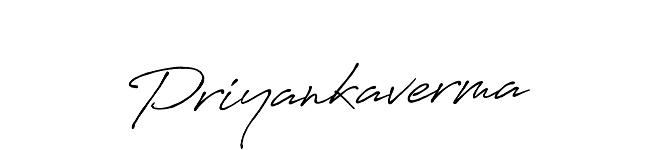 Make a beautiful signature design for name Priyankaverma. Use this online signature maker to create a handwritten signature for free. Priyankaverma signature style 7 images and pictures png