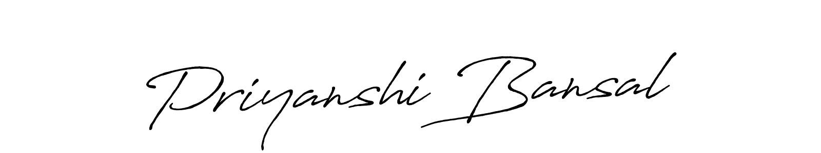 if you are searching for the best signature style for your name Priyanshi Bansal. so please give up your signature search. here we have designed multiple signature styles  using Antro_Vectra_Bolder. Priyanshi Bansal signature style 7 images and pictures png