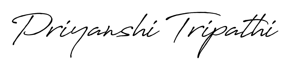 Looking for an artistic signature for Priyanshi Tripathi? The Antro_Vectra_Bolder calligraphy style gives a sophisticated flow suitable for business cards and emails. Priyanshi Tripathi signature style 7 images and pictures png