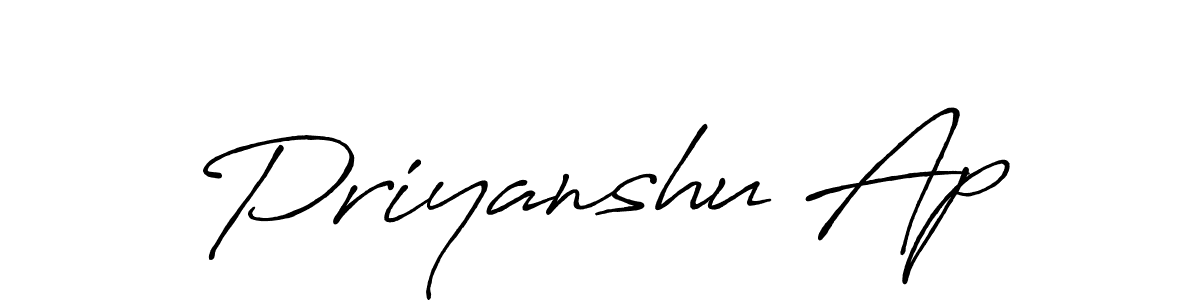 This is the best signature style for the Priyanshu Ap name. Also you like these signature font (Antro_Vectra_Bolder). Mix name signature. Priyanshu Ap signature style 7 images and pictures png