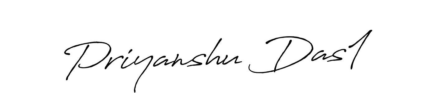 Use a signature maker to create a handwritten signature online. With this signature software, you can design (Antro_Vectra_Bolder) your own signature for name Priyanshu Das1. Priyanshu Das1 signature style 7 images and pictures png