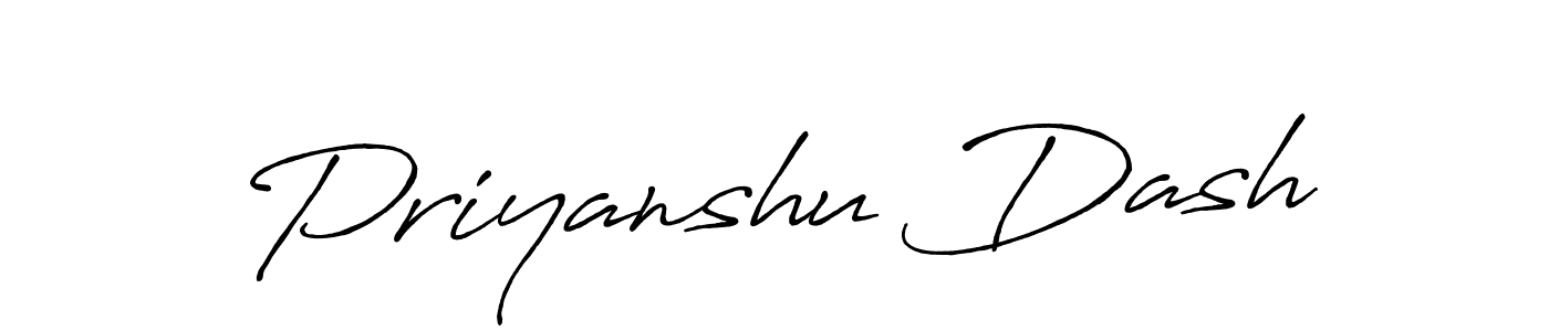 Also we have Priyanshu Dash name is the best signature style. Create professional handwritten signature collection using Antro_Vectra_Bolder autograph style. Priyanshu Dash signature style 7 images and pictures png