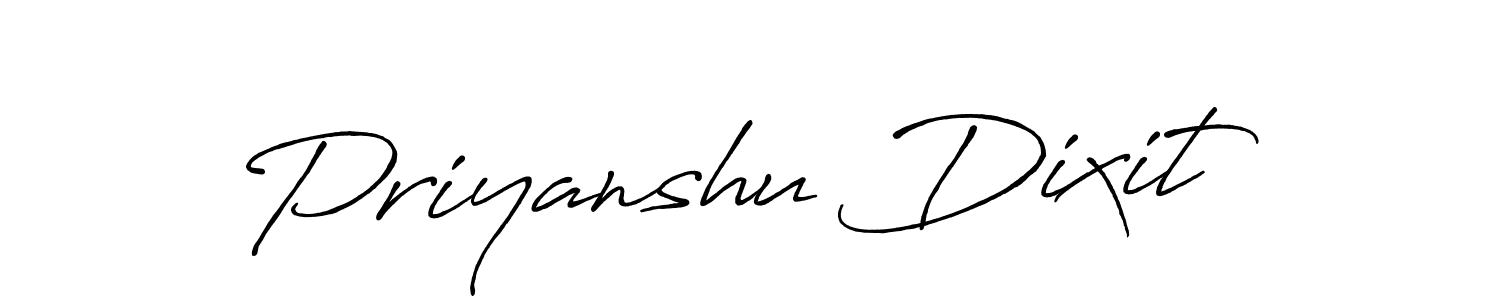 Design your own signature with our free online signature maker. With this signature software, you can create a handwritten (Antro_Vectra_Bolder) signature for name Priyanshu Dixit. Priyanshu Dixit signature style 7 images and pictures png