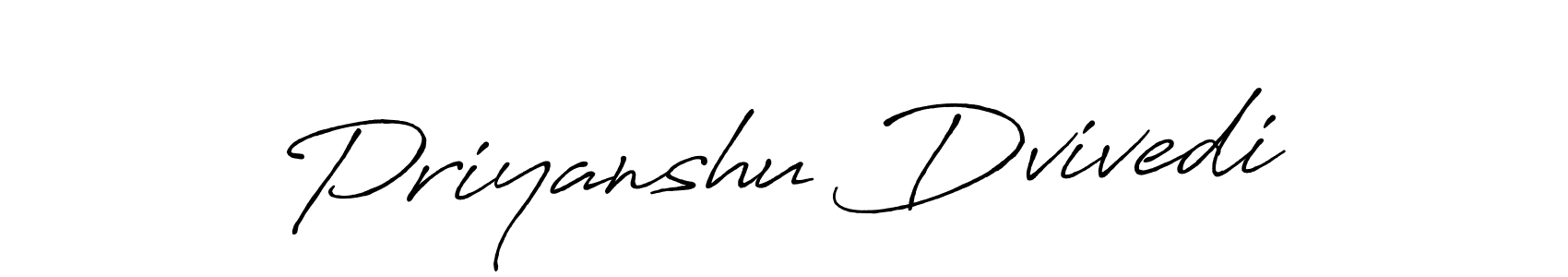 Priyanshu Dvivedi stylish signature style. Best Handwritten Sign (Antro_Vectra_Bolder) for my name. Handwritten Signature Collection Ideas for my name Priyanshu Dvivedi. Priyanshu Dvivedi signature style 7 images and pictures png