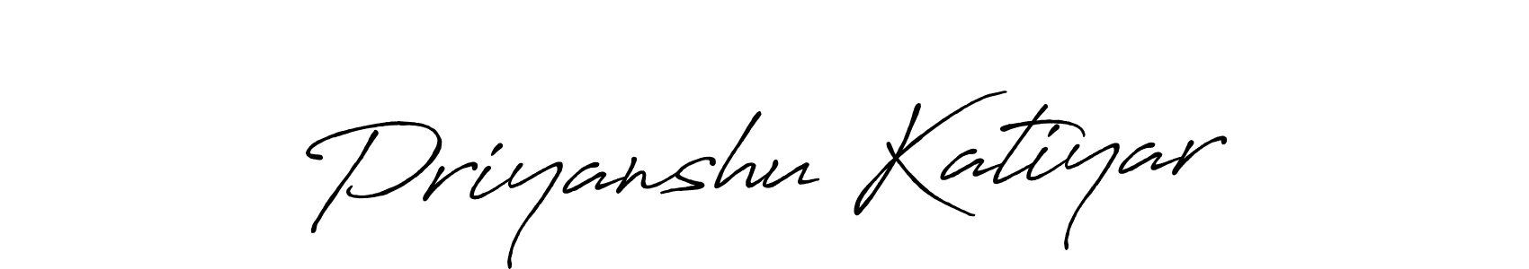 Make a beautiful signature design for name Priyanshu Katiyar. Use this online signature maker to create a handwritten signature for free. Priyanshu Katiyar signature style 7 images and pictures png