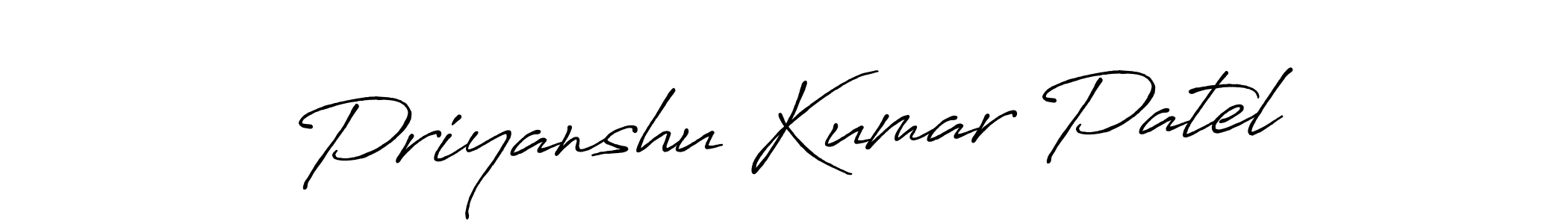 Make a short Priyanshu Kumar Patel signature style. Manage your documents anywhere anytime using Antro_Vectra_Bolder. Create and add eSignatures, submit forms, share and send files easily. Priyanshu Kumar Patel signature style 7 images and pictures png