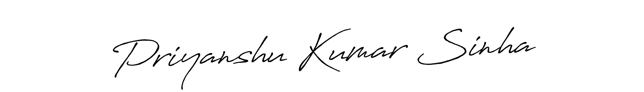 The best way (Antro_Vectra_Bolder) to make a short signature is to pick only two or three words in your name. The name Priyanshu Kumar Sinha include a total of six letters. For converting this name. Priyanshu Kumar Sinha signature style 7 images and pictures png